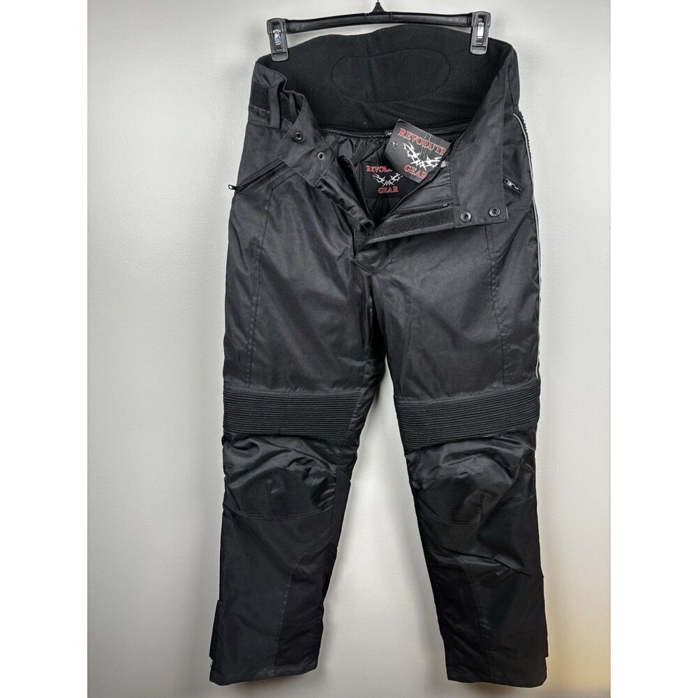 NWT Revolution Men's Riding Motorcycle Racing Pants w/ Hip Knee Protection Pad